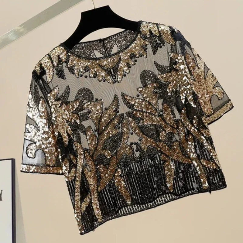 Top-Pailletten Transparent