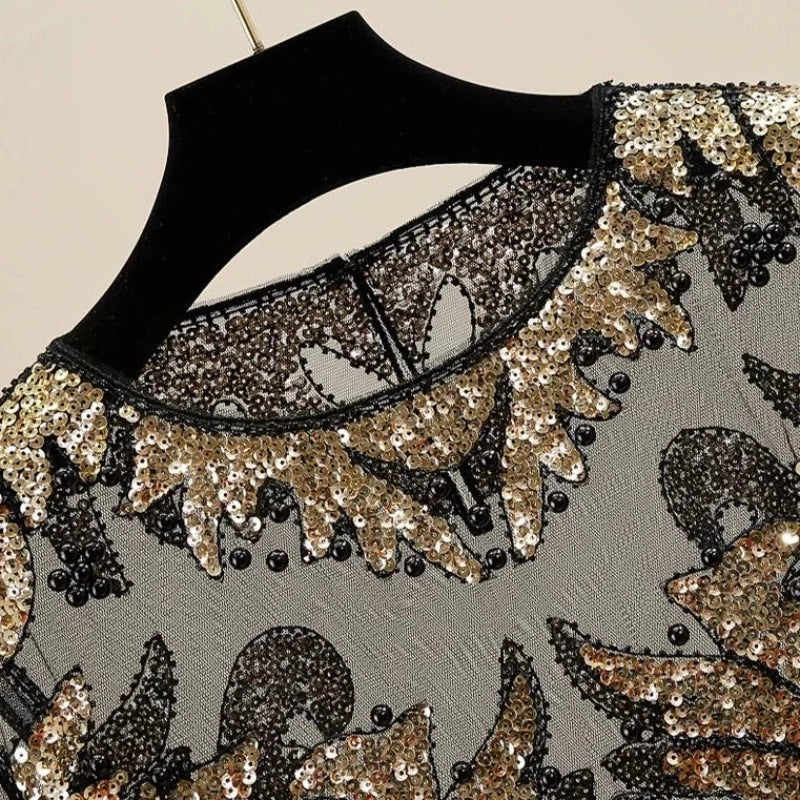 Top-Pailletten Transparent