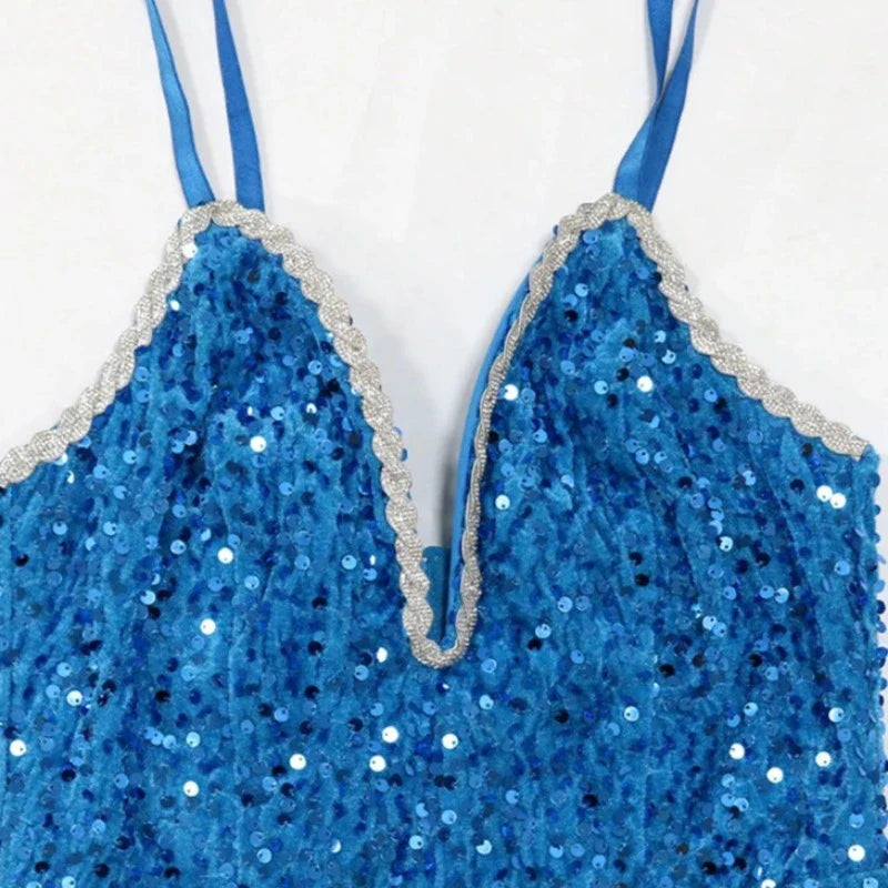 Gehrock mit Schlitz, Strass und Pailletten, Träger