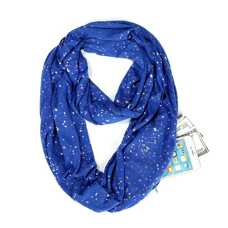 Damen-Snood mit Pailletten