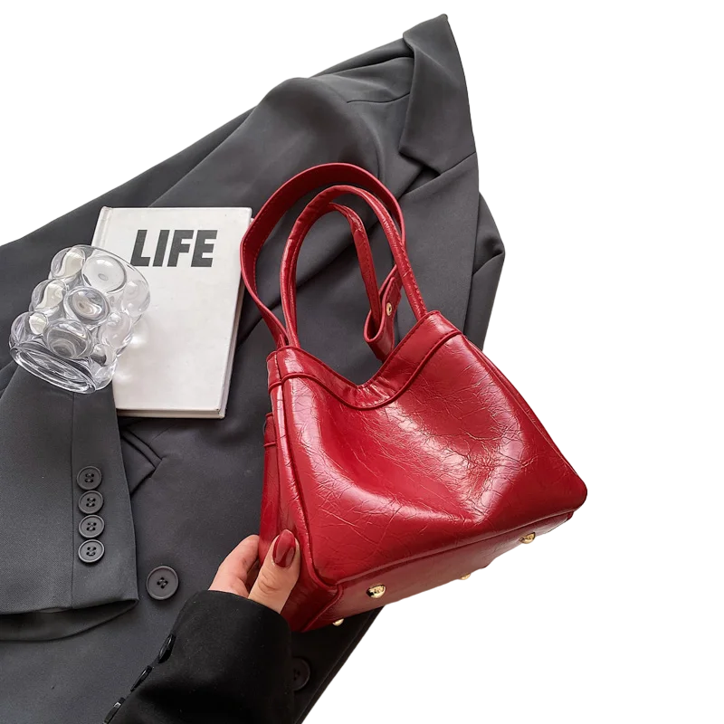 Silbernes quadratisches Tasche