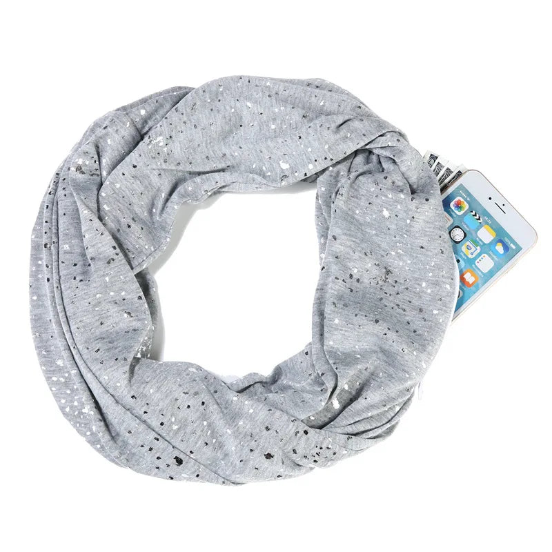 Damen-Snood mit Pailletten