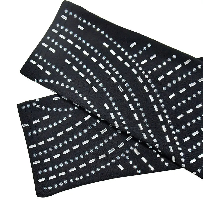 Sexy Pailletten-Jacke mit Strass