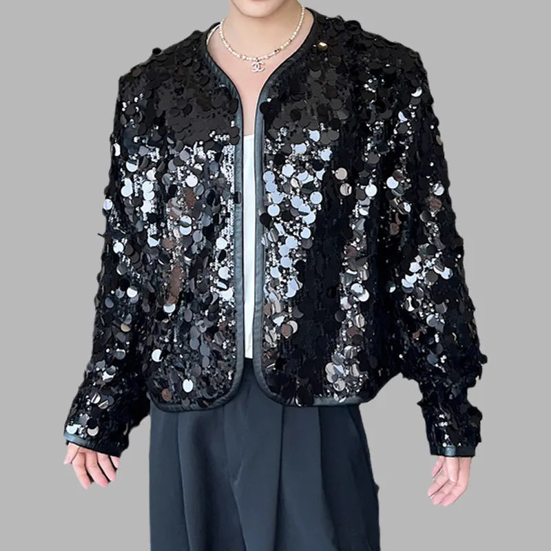 Herren Paillettenjacke