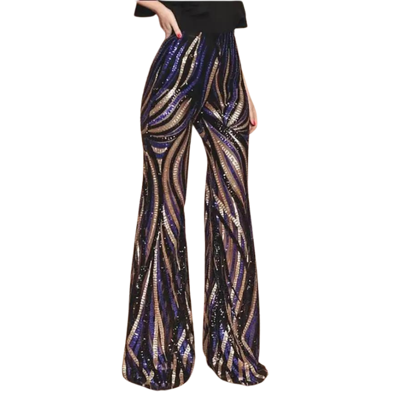 Damenschnitt Paillettenhose
