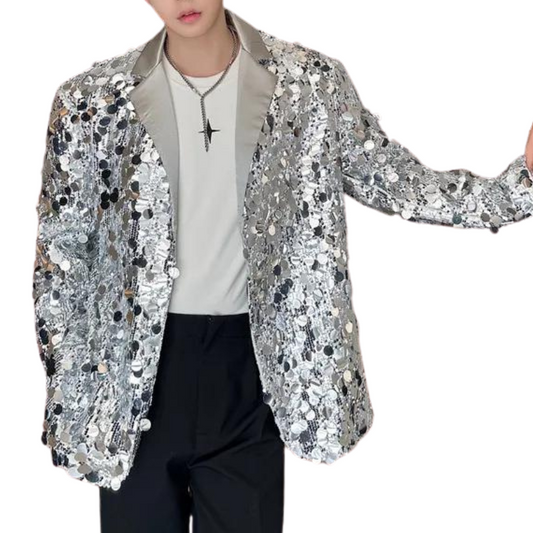 Sequin-Blazer für Herren