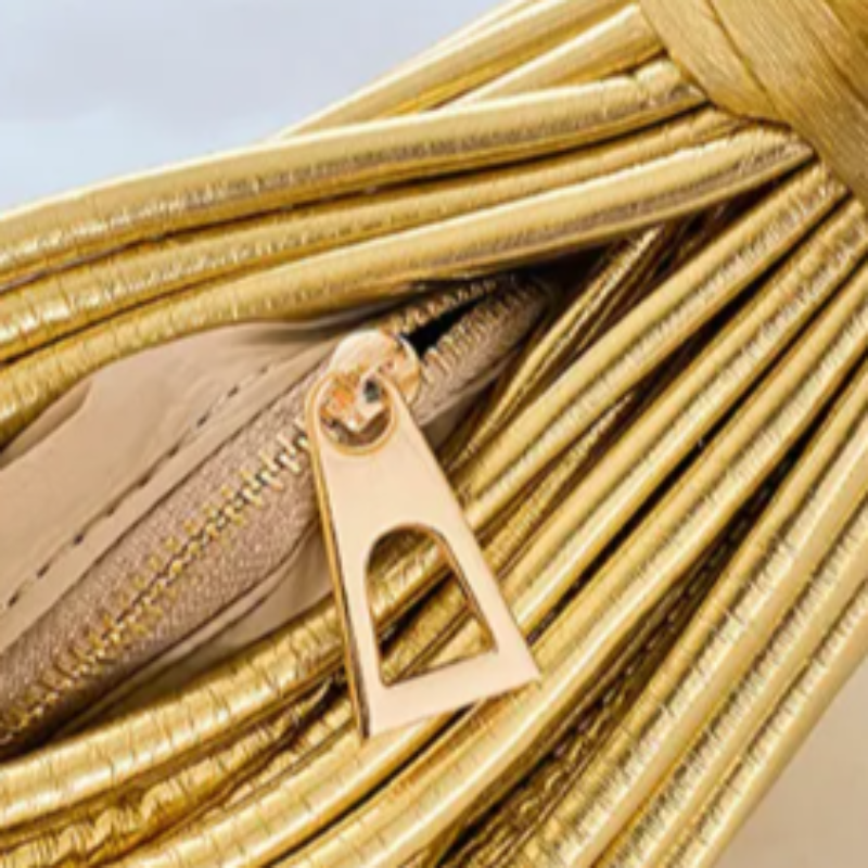 Versilbertes Gewebtes Sac