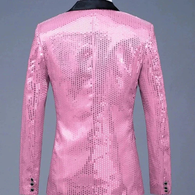 Anzugjacke mit Pailletten für Herren