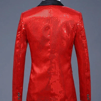 Anzugjacke mit Pailletten für Herren