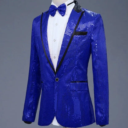 Anzugjacke mit Pailletten für Herren
