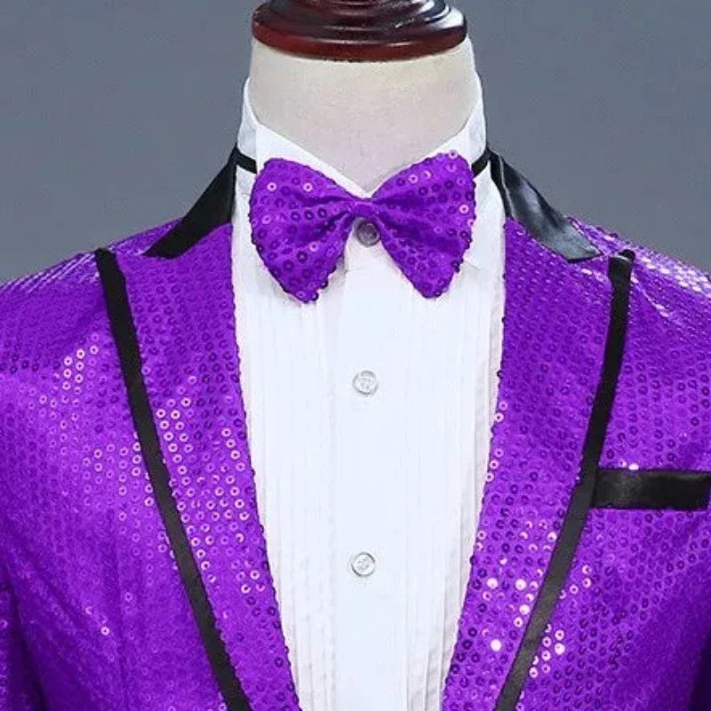 Anzugjacke mit Pailletten für Herren