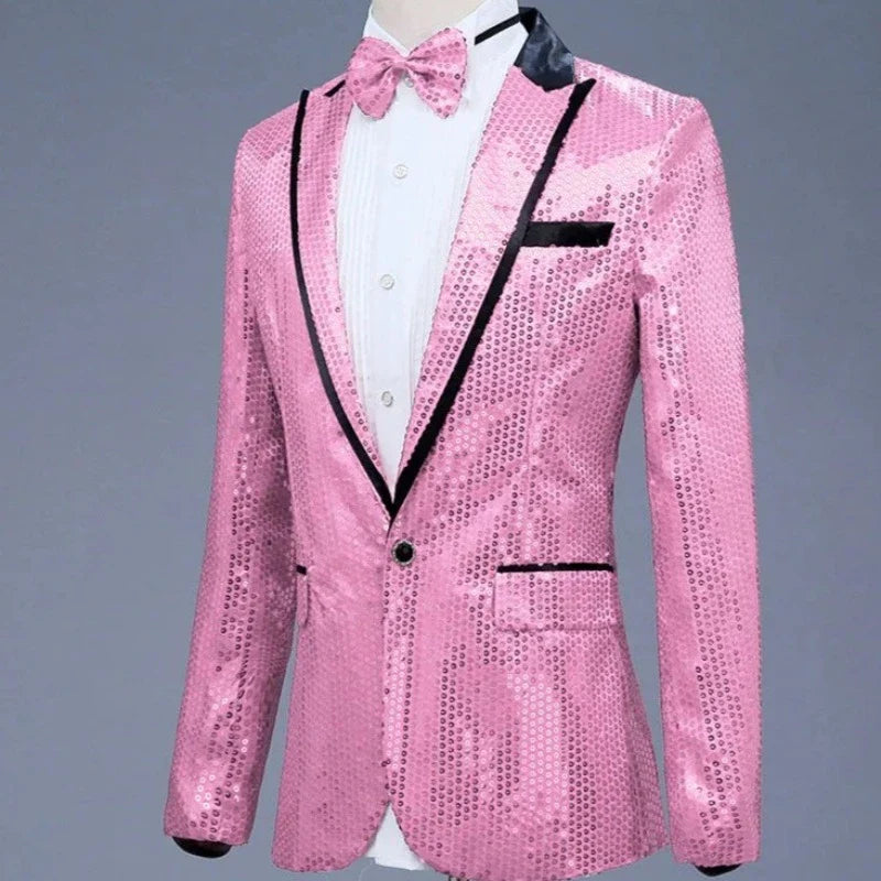 Anzugjacke mit Pailletten für Herren