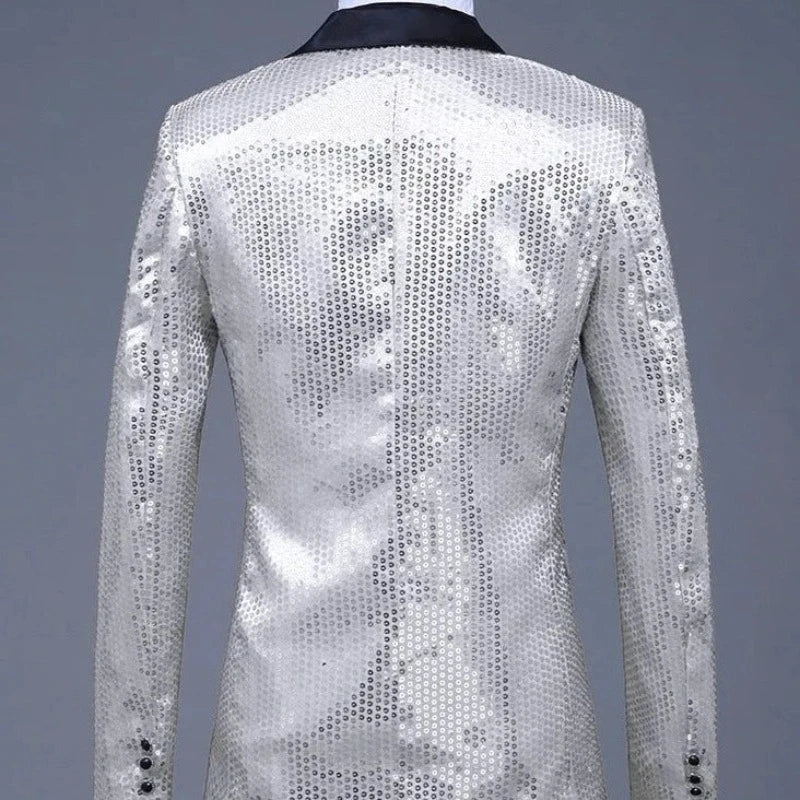 Anzugjacke mit Pailletten für Herren