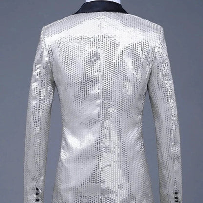 Anzugjacke mit Pailletten für Herren