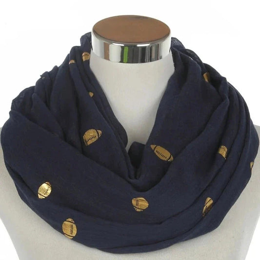 Snood Ballon Rugby Gold