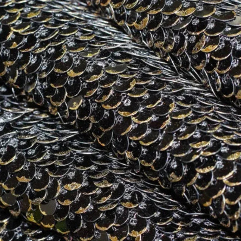 Herren Pailletten-Anzugjacke Mao-Kragen