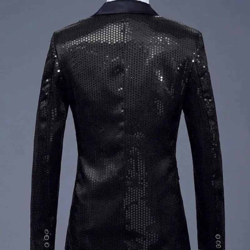 Anzugjacke mit Pailletten für Herren