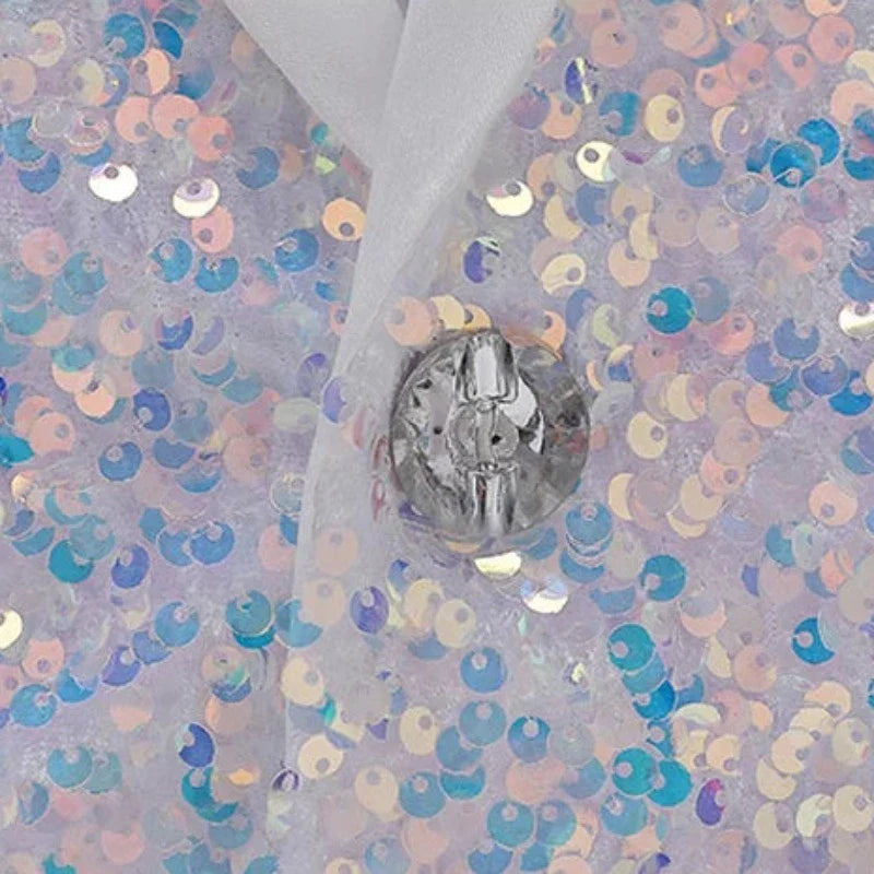 Herren Anzugjacke mit Pailletten