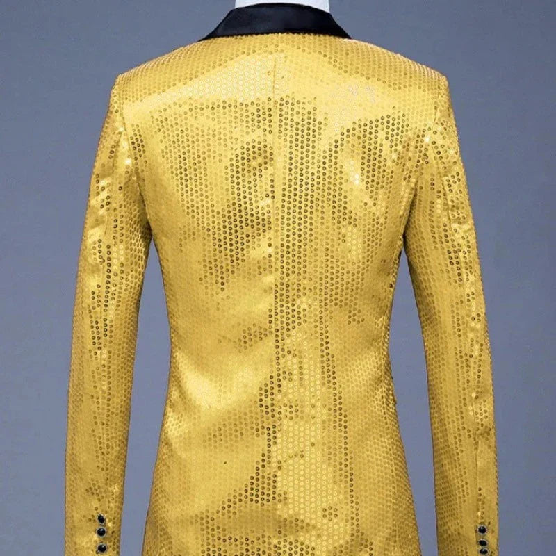 Anzugjacke mit Pailletten für Herren
