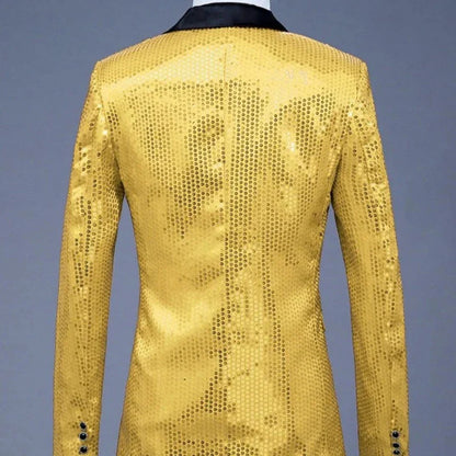 Anzugjacke mit Pailletten für Herren