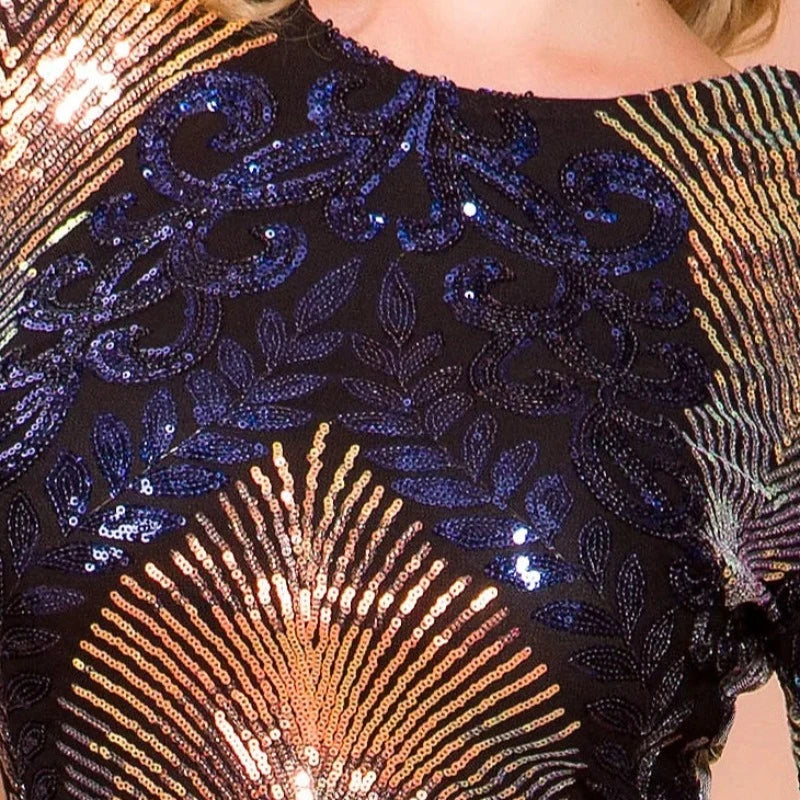 Robe Longue Paillette Elégante