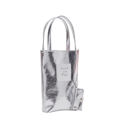 Sac Argenté Fourre Tout