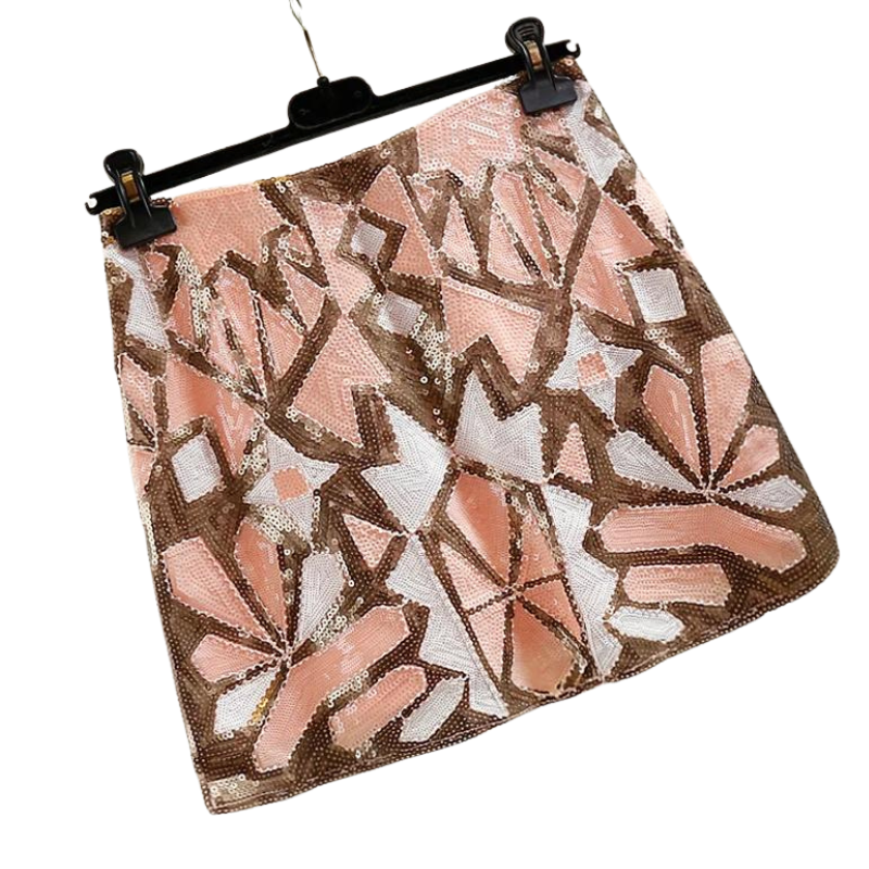 Retro Paillettenrock