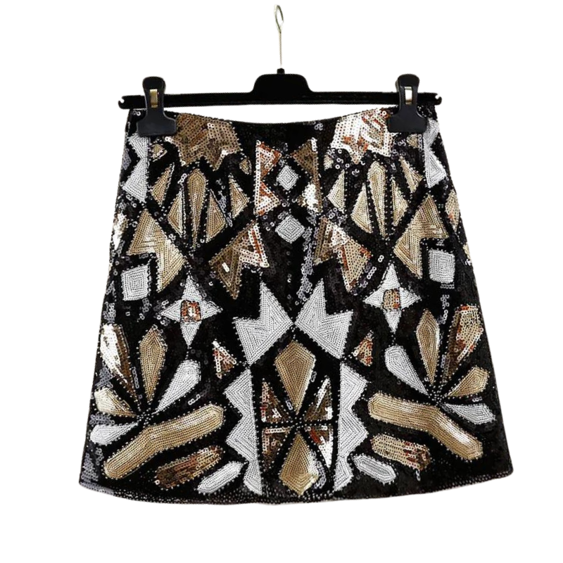 Retro Paillettenrock