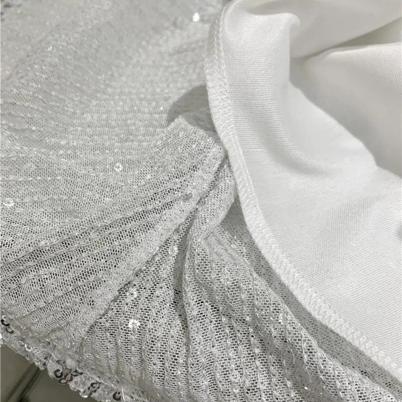 Langer Paillettenkleid