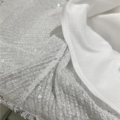 Langer Paillettenkleid