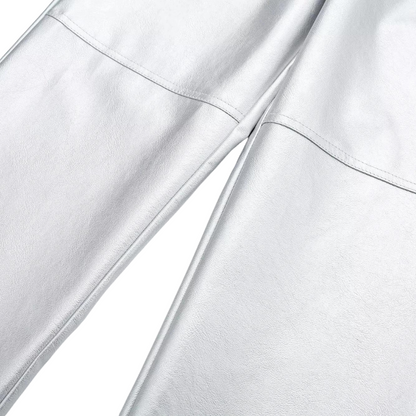 Silberne Damenhose