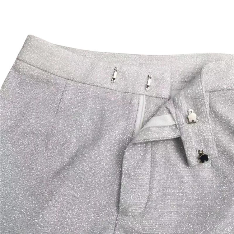 Kostüm Paillette Damen Hose
