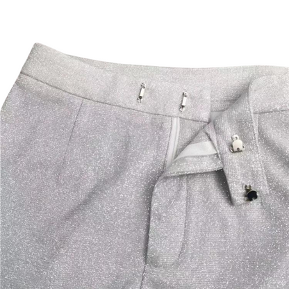 Kostüm Paillette Damen Hose