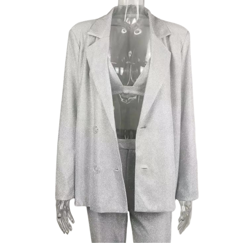 Kostüm Paillette Damen Hose