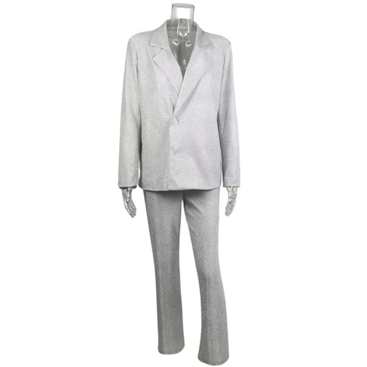 Kostüm Paillette Damen Hose