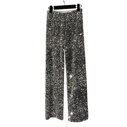 Damenshorts mit Pailletten