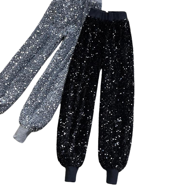 Hose mit Pailletten