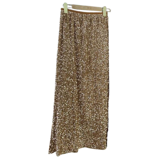 Lange Damen-Paillettenkleid