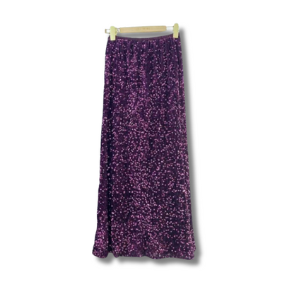 Lange Damen-Paillettenkleid