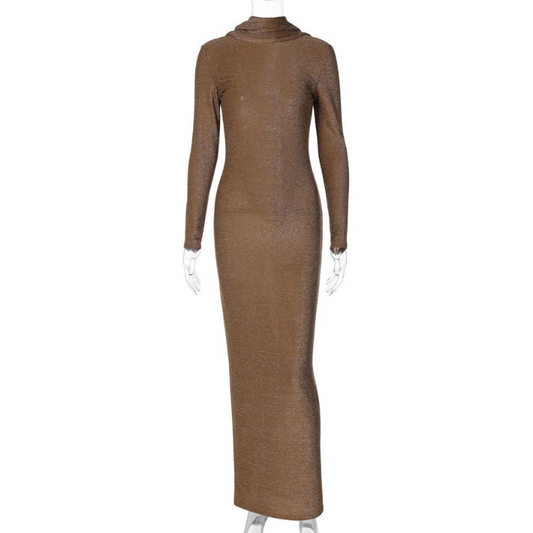 Abendkleid Glitzerndes Enganliegendes Rückenfreies Kleid