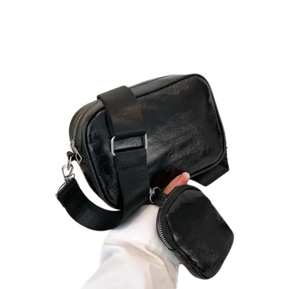 Silber-Goldene Damen-Umhängetasche