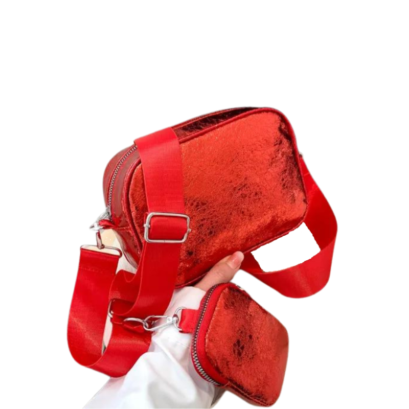 Silber-Goldene Damen-Umhängetasche