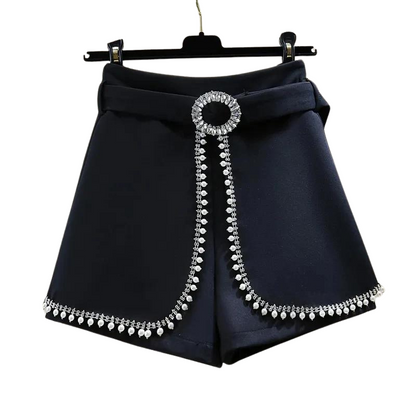 Kurze Strass-Perlen mit Gürtel