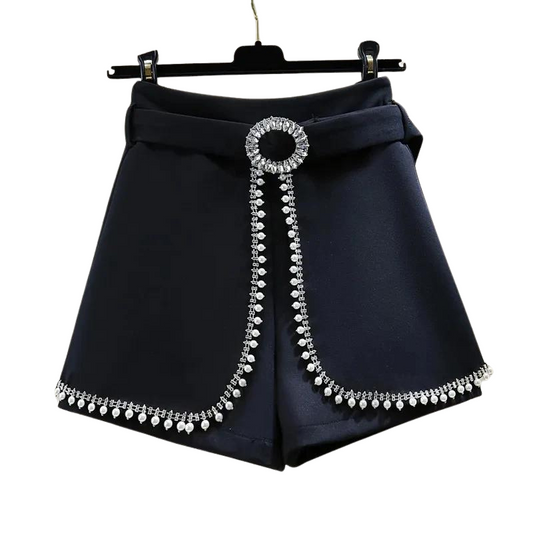 Kurze Strass-Perlen mit Gürtel