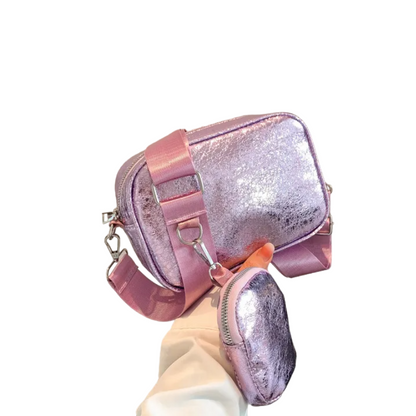 Silber-Goldene Damen-Umhängetasche