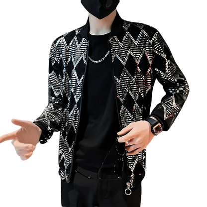 Bomber Pailletten Für Herren
