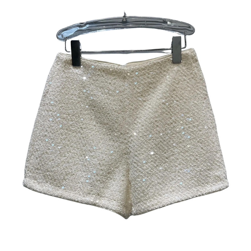 Kurze Paillettenwolle für Damen