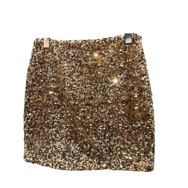 Kurzer Paillettenrock