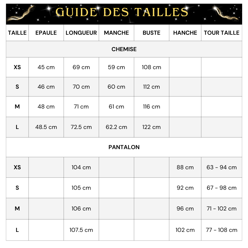 Hemd und Hose mit rosa Pailletten