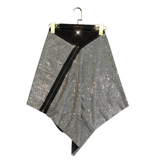 Röck mit Strass und Reißverschluss